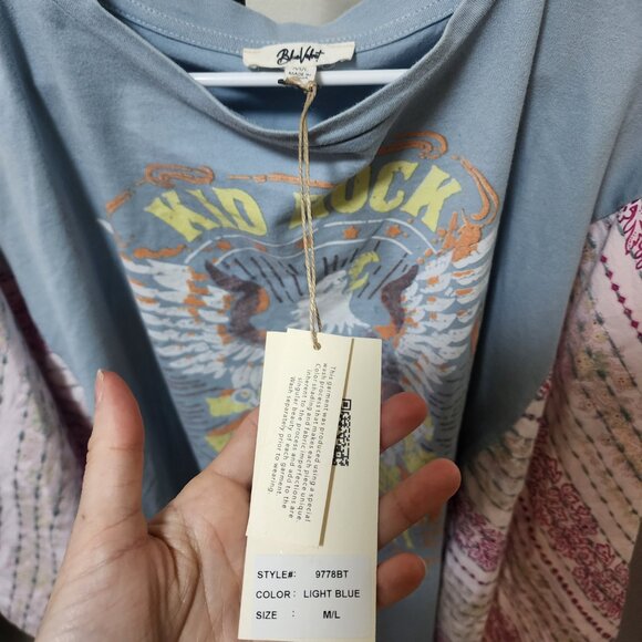 Blue Velvet Kid Rock Eagle Top NWT - Picture 9 of 9